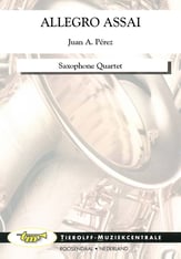 Allegro Assai for Saxophone Quartet cover